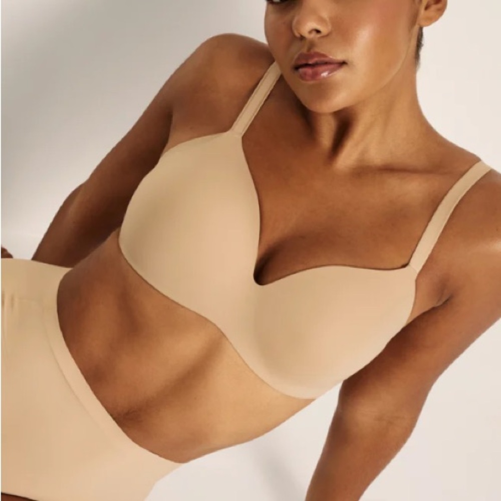 NWT Knix Wing Woman Contour bra size 0 warm sand